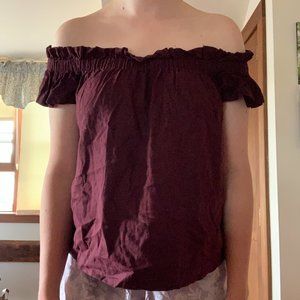 Free People Linen-Blend Top